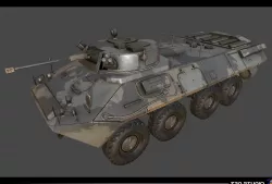APC BTR-90 Low-poly  3D model