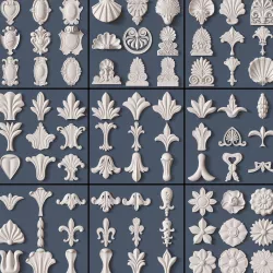 Architectural kit bash 3D model