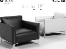 Armchair TRATOO NATUZZI 3D model