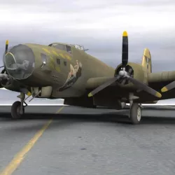 B-17G Flying Fortress for Poser 3D model