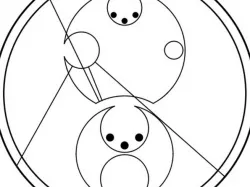 Bad Wolf in Gallifreyan