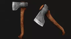 Baltic Carpenter Axe Low-poly  3D model