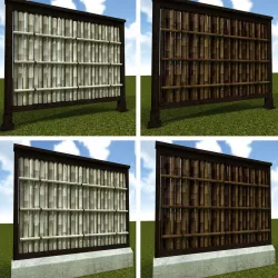 Bamboo Fence 3D model