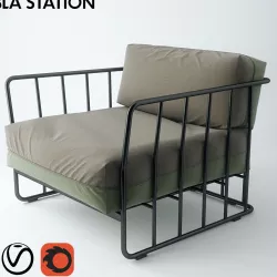 Bla Station Code 27 B Chair 3D model