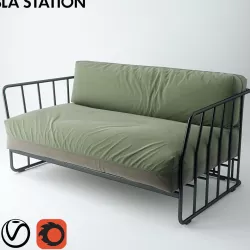 Bla Station Code 27 C Sofa 3D model