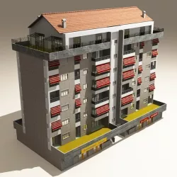 Buildings pack 3D model