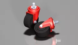 caster wheel 3"  ( Threaded Stem )