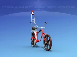 Chopper Style Boys Bicycle 1970 3D model
