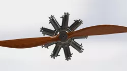 Clerget 9B 130Hp 1/6 scale rotary engine
