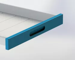Cleveron parcel delivery drawer opening alternative