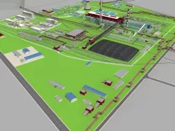 Coal Power Plant 3D model