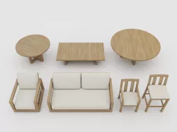 COSTA Outdoor furniture collection RH 3D model
