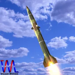 CSS-7 Ballitic Missile Low-poly  3D model