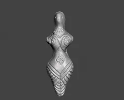 Cucuteni-Trypillian figurine - 6 3D model