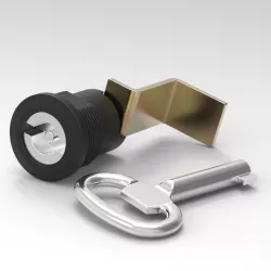 Electric panel lock 