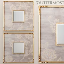 Evelyn Square Mirror Uttermost 3D 3D model