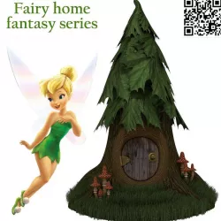  Fairy home  fantasy series Low-poly  3D model
