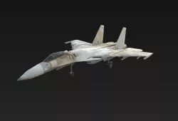 Fighter SU-33 Low-poly  3D model
