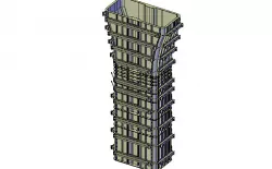 formwork of pier