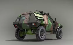 French Panhard VBL 3D model