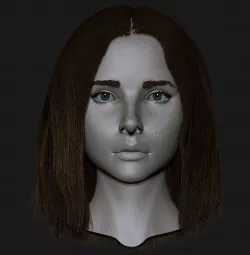 Girl cute Chloe 3D model