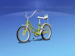 Girls Bike 1970 3D model