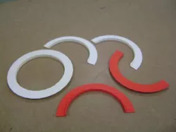 Half flange for bean bag game