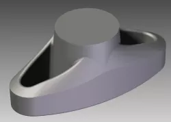 Handle "SolidWorks Model mania" 2005 phase 2 by Solid Edge ST4