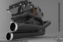 harley davidson v rod engine 3D Models | Page 1 | STLFinder