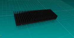 Heatsink 245 x 85 x 26 mm