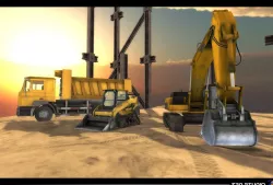 Heavy Machinery Pack Low-poly  3D model