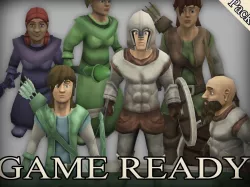 Heroes Fantasy Character Optimization Low-poly  3D model