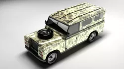 Land Rover 1990 3D model