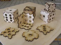 Laser Cut Dice