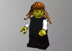 Lego dreadlock figure