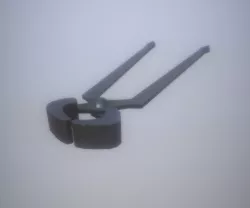 Low-Poly Blacksmith Tongs Editorial License Low-poly  3D model
