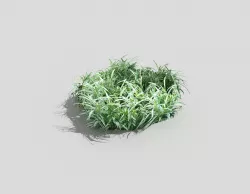 low poly grass Low-poly  3D model