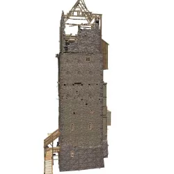 Medival Tower Low-poly  3D model