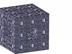 Menger Sponge Birdhouse