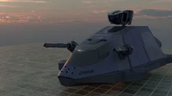 Military Hover Tank 2050 3D model