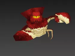 Monster Lobster Low-poly  3D model