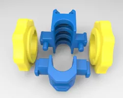 NASA Handrail Clamp Assembly lightweight