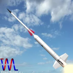 Nike Asp Rocket Low-poly  3D model