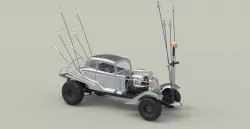 Nux car from the movie Mad Max Fury road 3D model