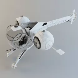 Oblivion bubble ship model 3D model