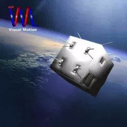 Omid Satellite Low-poly  3D model
