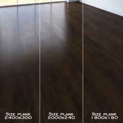 Parquet line 3 types 3 textures Low-poly  3D model
