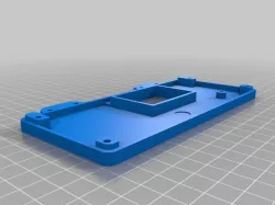 Ramps Ultipanel Case (rrd) Modified Backplate For Kossel Mini