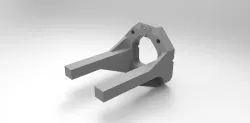 RC engine mount for SC 0.12 2 stroke motor