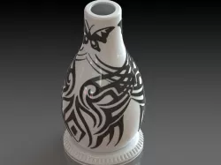round base vase